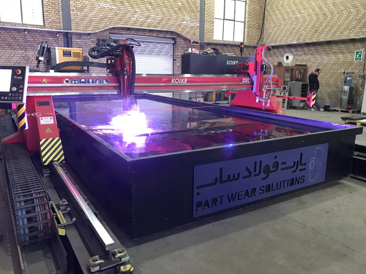 برش CNC پلاسما، هواگاز و لیزر